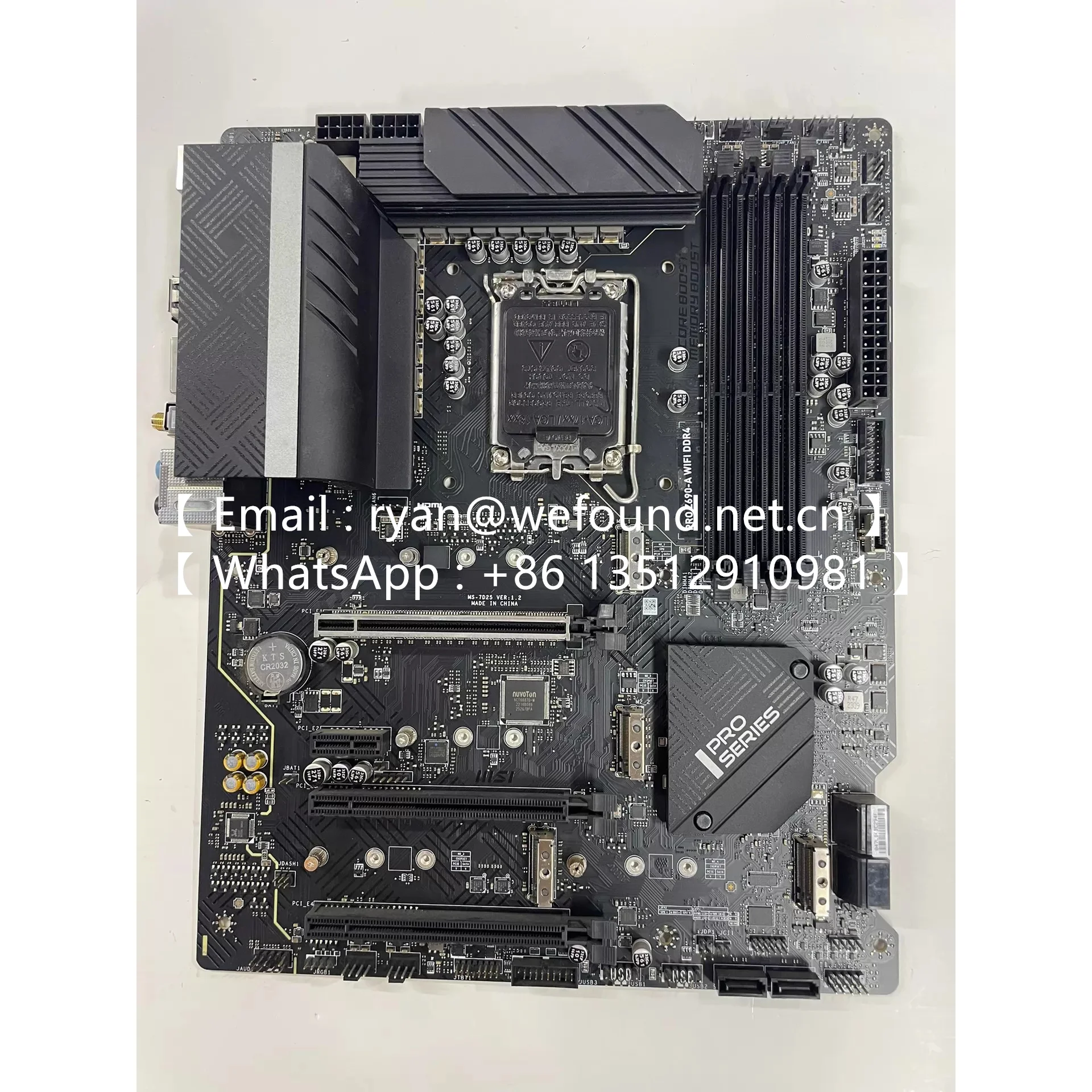 PRO Z690-P D4 PRO Z690-A WIFI DDR4 MAG Z690 TOMAHAWK WIFI D4 MPG Z690 EDGE TI WIFI DDR4 Pro Z790-P WiFi DDR4
