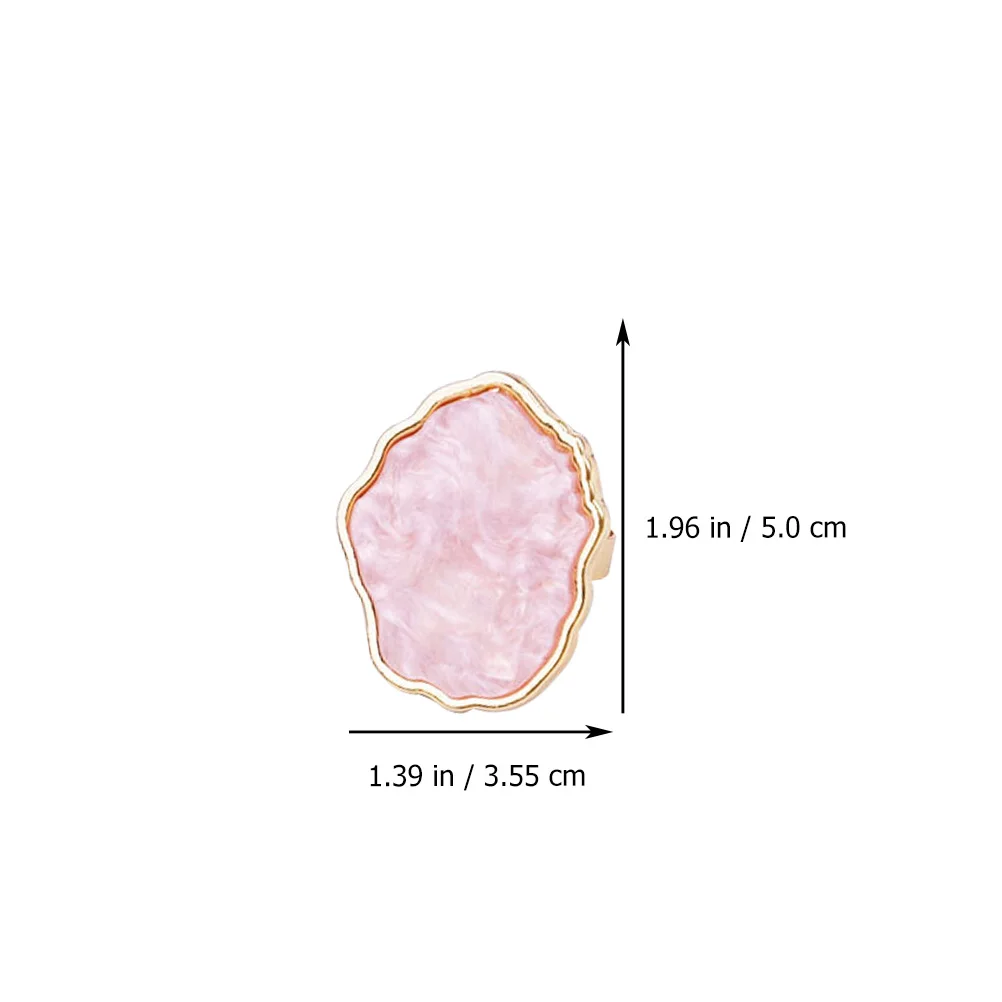

5pcs Nail Color Mixing Palette Smooth Resin Easy Manicure Tool Nail Salon Creative Shape Lightweight