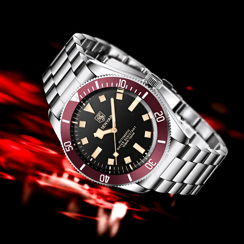 2026-new-benyar-men's-watches-top-luxury-men's-automatic-watches-mechanical-watches-stainless-steel-luminous-diving-reloj-hombre