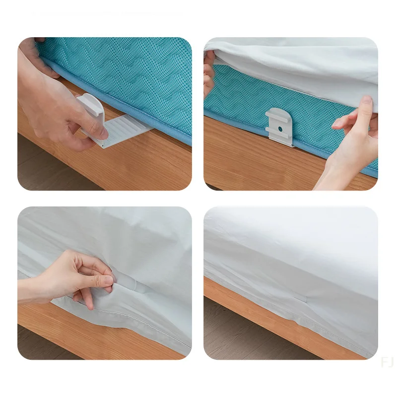 [YU]Multi-Functional Non-slip Bed Sheet Holder Adjustable Plastic Bed Cover Fixing Clip Household Fastener Holders Home