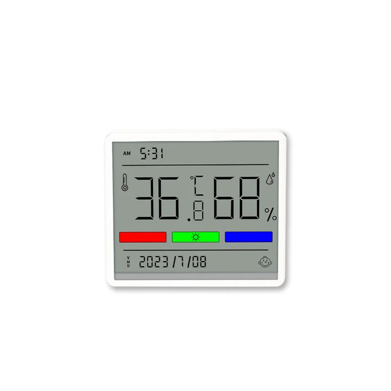 Moniteur de température et d'humidité intérieure, thermomètre à grand écran pour la maison -50 ℃ ~70