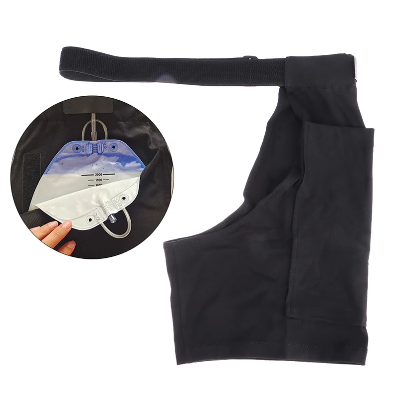 

Ostomy Bag Cover Water Resistant Adjustable Portable Washable Home Cover Pouches Urine Leg Bag Cover