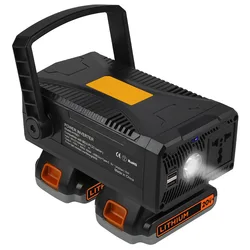 Li-ion Battery Inverter For Black&Decker 18V 150W Output Camping Power Station Inverters