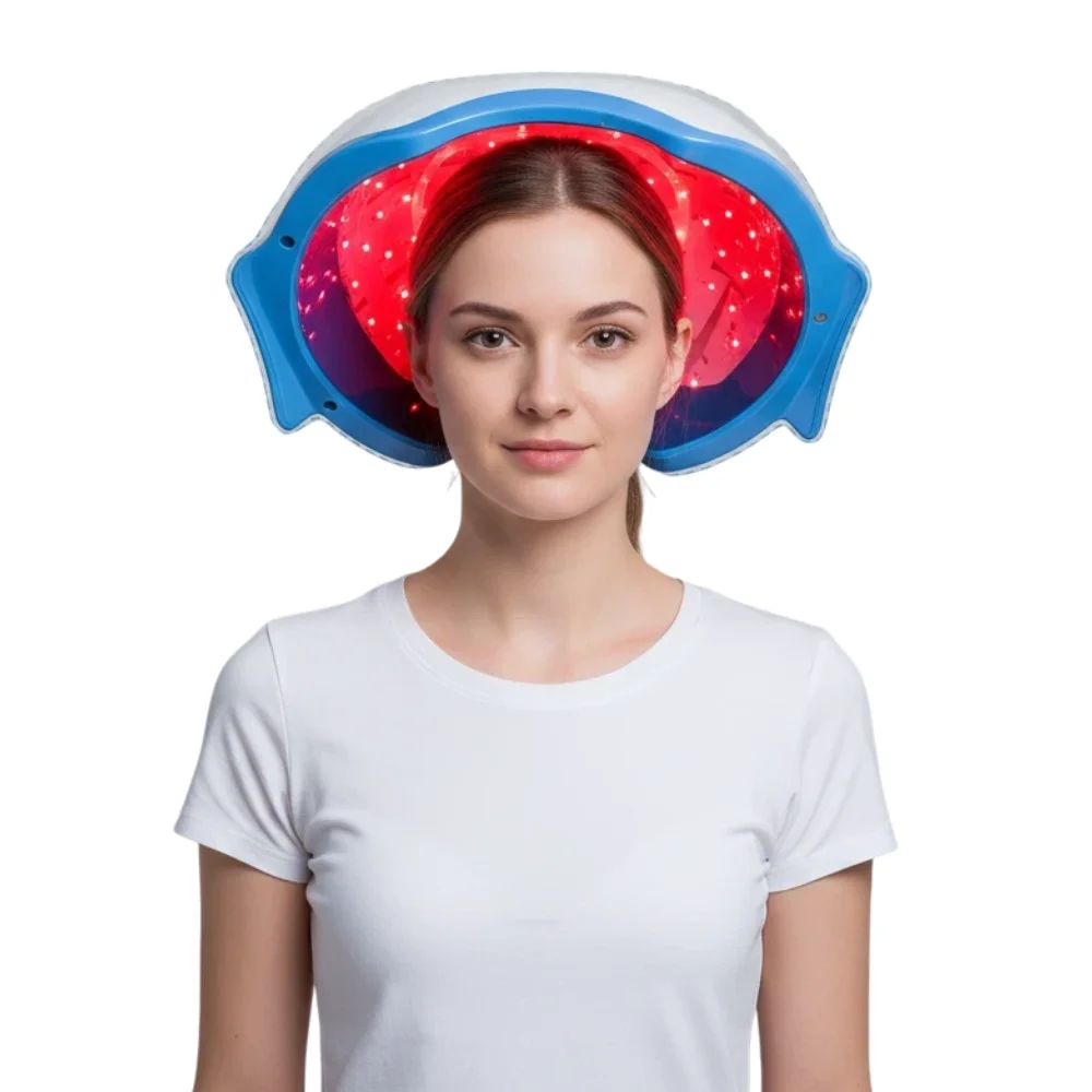 

Red Light Therapy Cap Device Near Infrared LED Helmet for Hair growth Treatment Hat Prevant Loss Head relaxation Relief scalp