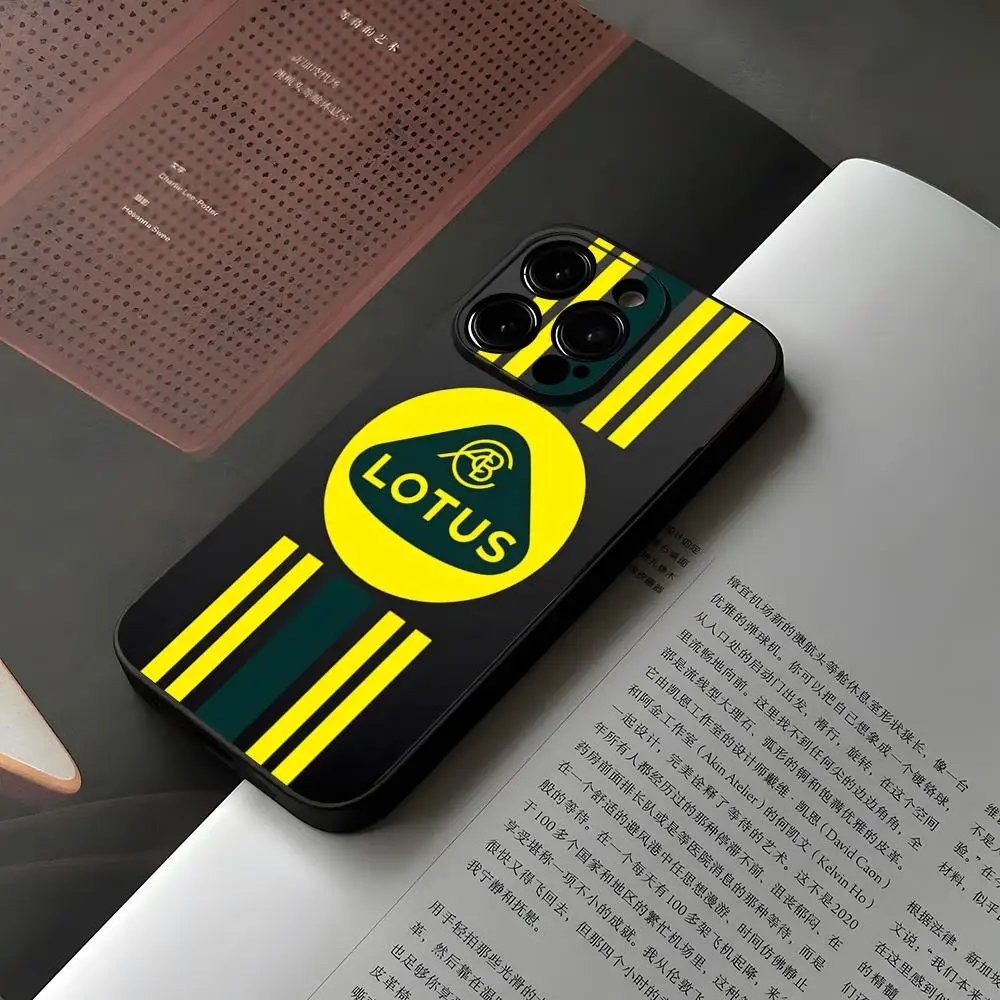 Luxury Lotus Cars Phone Smart Wireless Charging Case for iphone 15 12 14 se 2022 pro max 11 13 xr x xs mini plus funda shell cov