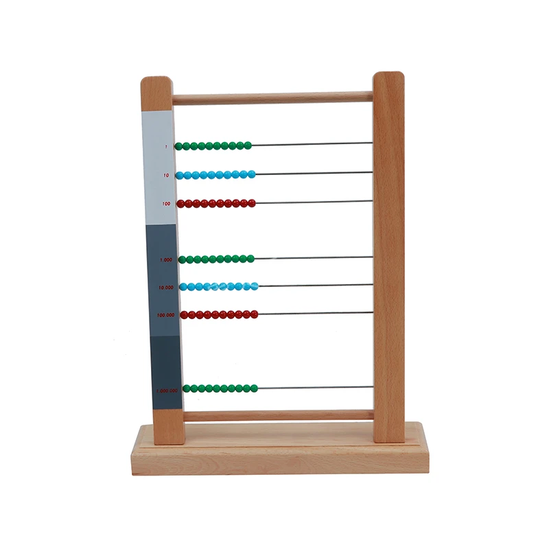 Montessori Wiskundige Materialen Grote Kraal Frame Abstractie Leermiddelen Houten Telraam Spel Educatief Speelgoed Leermiddelen