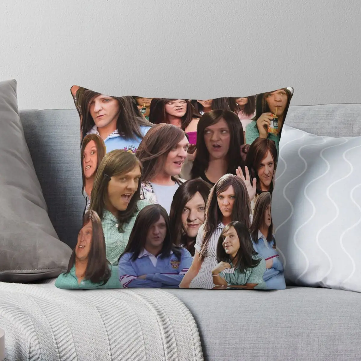 Summer Heights High Ja'mie King Square Pillowcase Polyester Linen Velvet Printed Zip Decor Pillow Case Sofa Cushion Cover