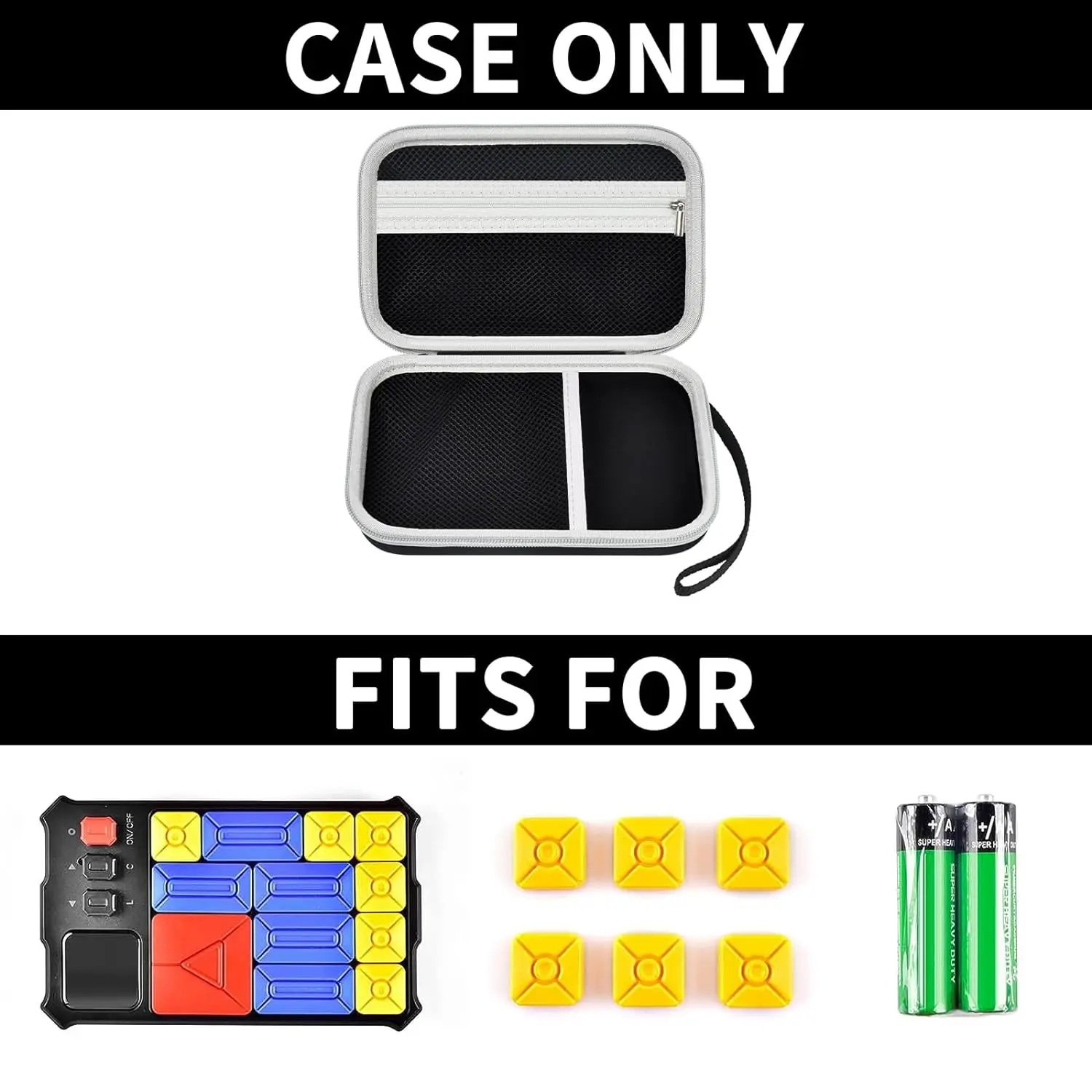 Case Compatible with Giiker Super Slide Brain Games, Brain Teaser Puzzles Organizer Storage Bag, Flow Slider Puzzle Game Holder