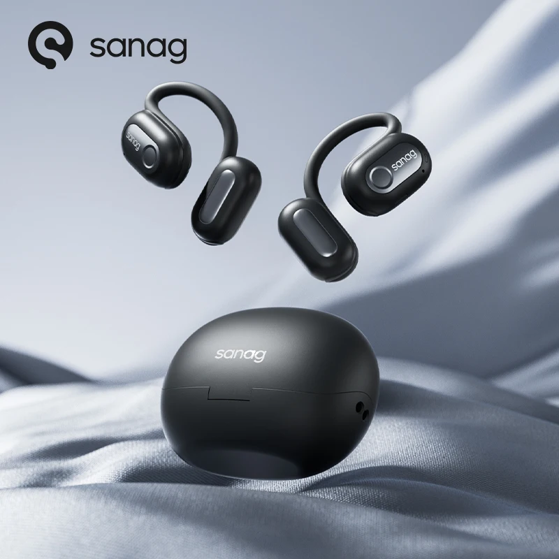 Sanag Z65 Tws Open-Ear Air Conduction Stereo Running Bluetooth 5.3 Wireless Sports  Earphones Outdoor Sports Ear Hook Headset