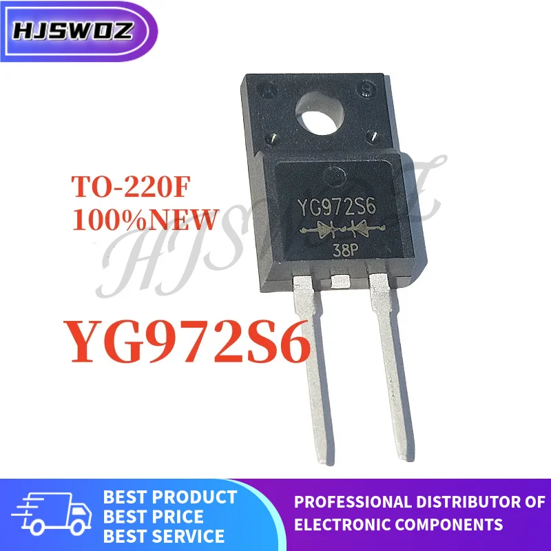 10PCS YG981S6 YG972S6 YG971S8 YG963S6 YG982S6 YG971S6 TO-220F Diode Fast Recovery Brand New In Stock