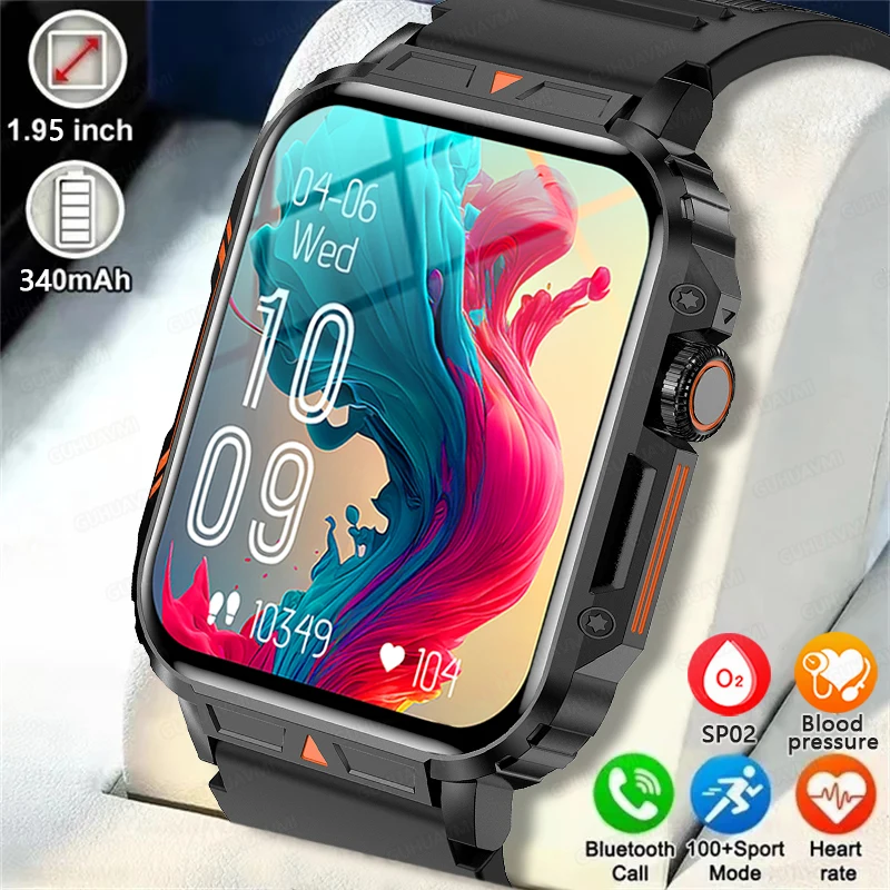 

2024 New For Xiaomi Smartwatch Men Women 1.95 Inch Screen Health Monitoring Watches IP68waterproof Sport Fitness Telephone Watch