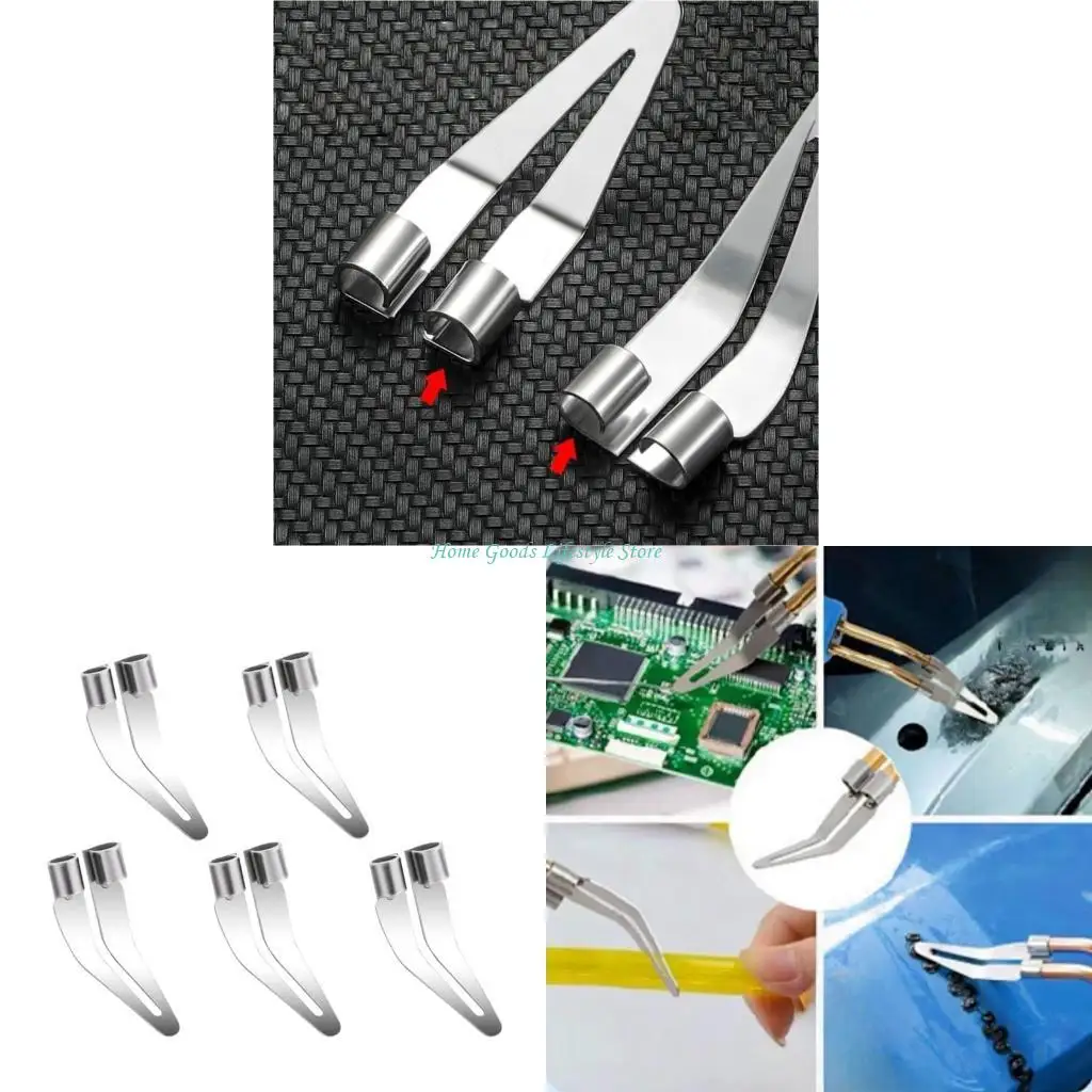 

E74E 1/3/5PCS Гладкая головка Электрическая паяльная сварка ремонт для пластикового сварки инструмента