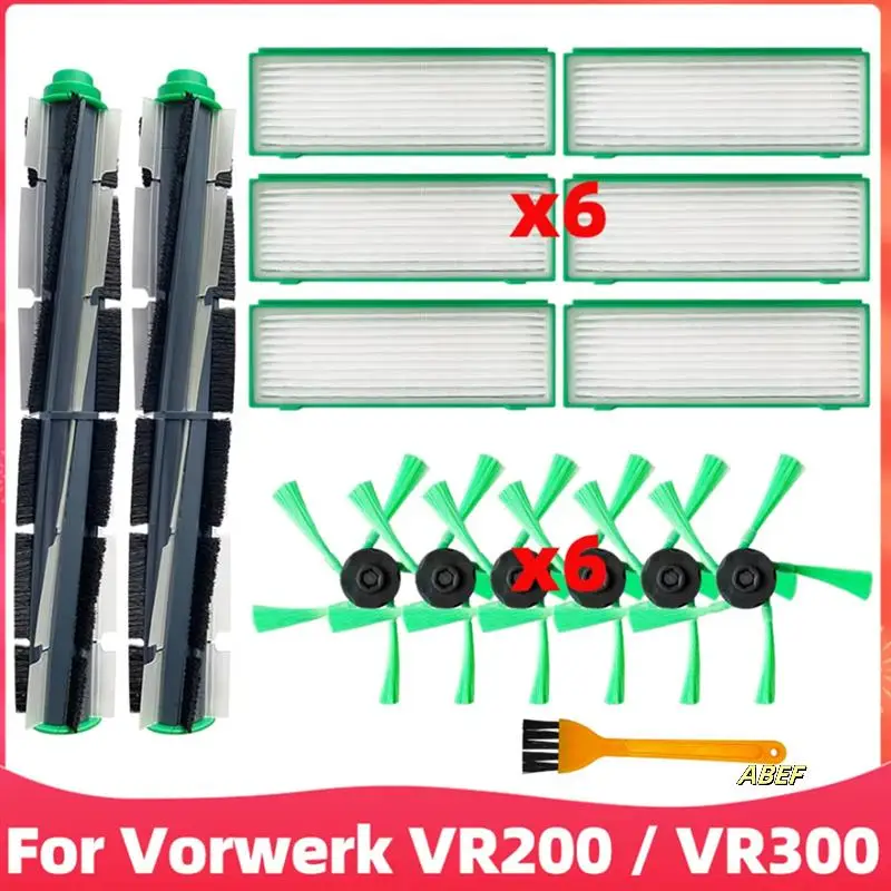 

15Pcs For Vorwerk Kobold Vr200 Vr300 Vacuum Cleaner Accessories Roller Side Brush Hepa Filter Ultra Durable Accessories