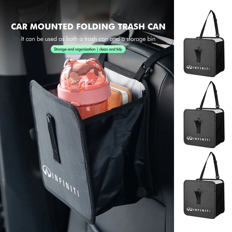 Автомобильная кожаная сумка для хранения сидений, подвесная сумка для средней ткани для Infiniti FX35 QX60 QX70 QX80 QX50 QX30 Q70L Q60 Q50 Q60S Q30