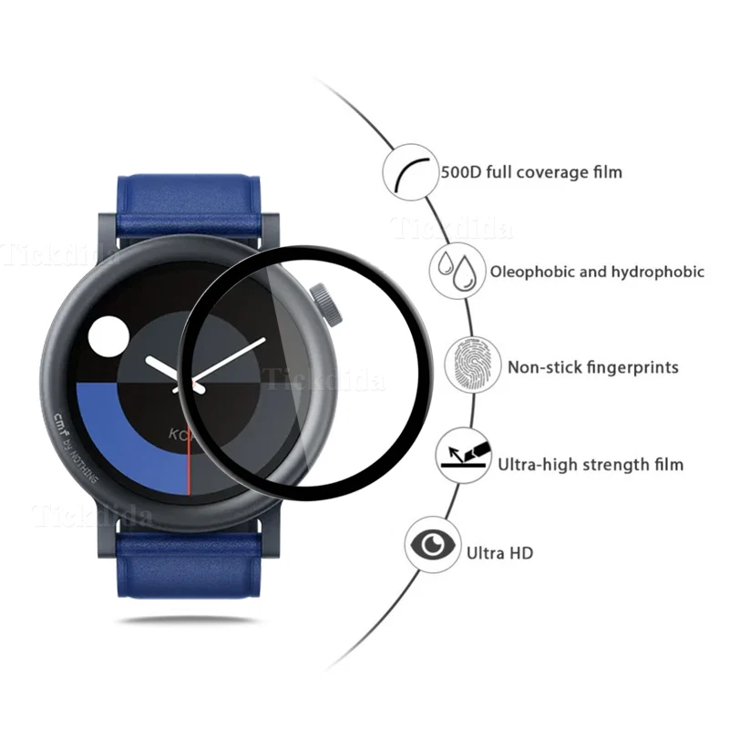 Cmf Watch Pro 2ソフト強化ガラス保護フィルム、シェルスクリーンプロテクター、アクセサリー