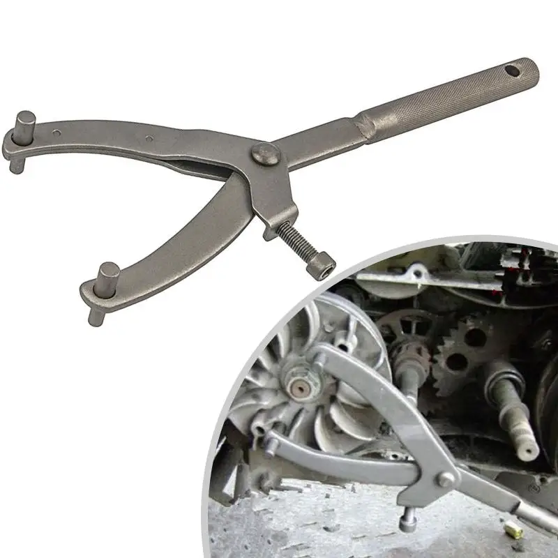

Adjustable Y Type Flywheel Wrench Belt Disc Magneto Clip Caliper Clutch Pulley Sprocket Spanner Holder For Scooter Moped