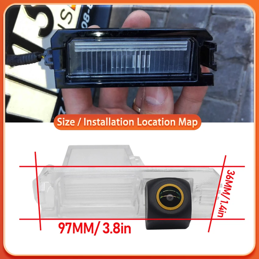 كاميرا الرؤية الخلفية لشركة هيونداي i30 PD PDE PDN 2017 2018 2019 2020 للرؤية الليلية احتياطية عكس كاميرا لموقف السيارات عدسة عين السمكة الذهبية #5