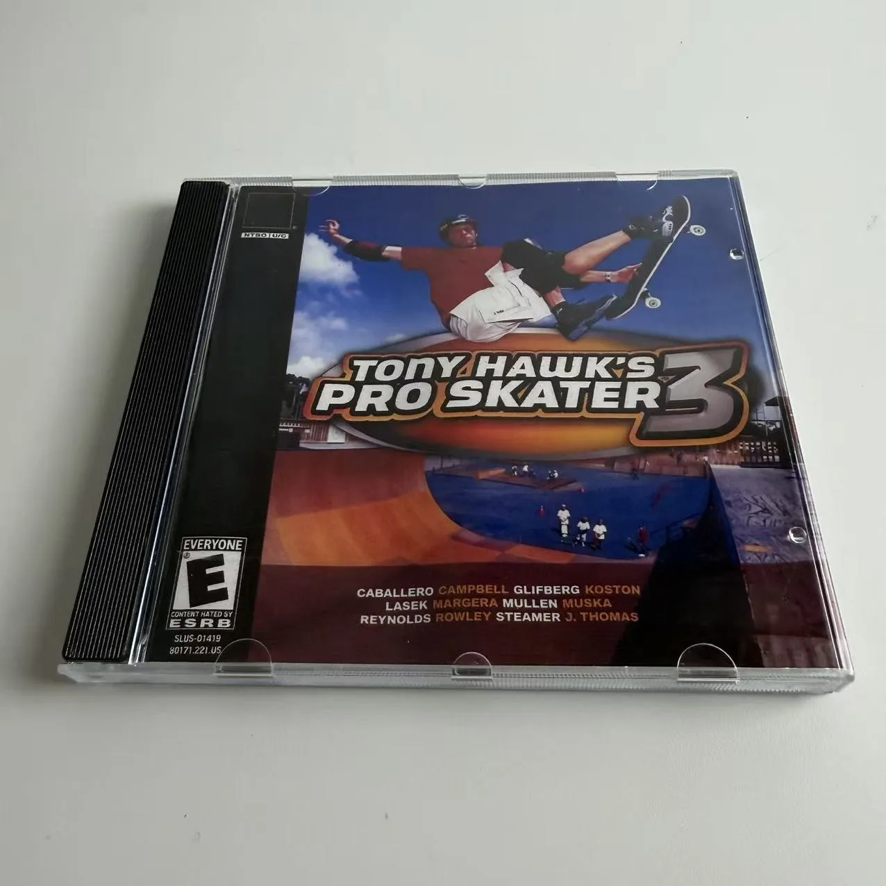 Disco de reproducción de alta calidad para Sony PS1: Tony Hawk's Pro Skater 3 (Versión con vibración estadounidense, sin manual)