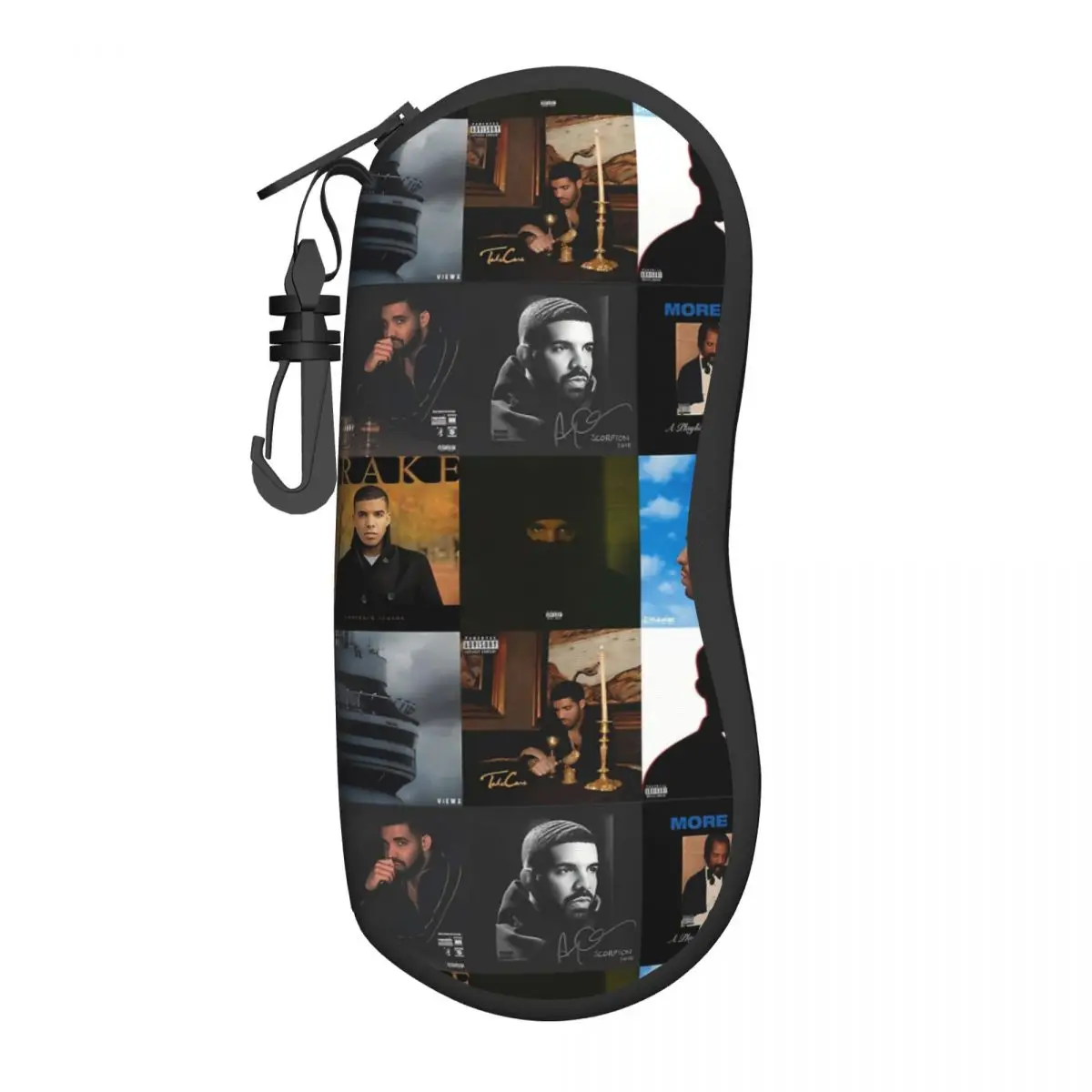 Music Drake Vintage Album Glasses Case Portable Accessories Sunglasses Storage Box Ins Glasses Box