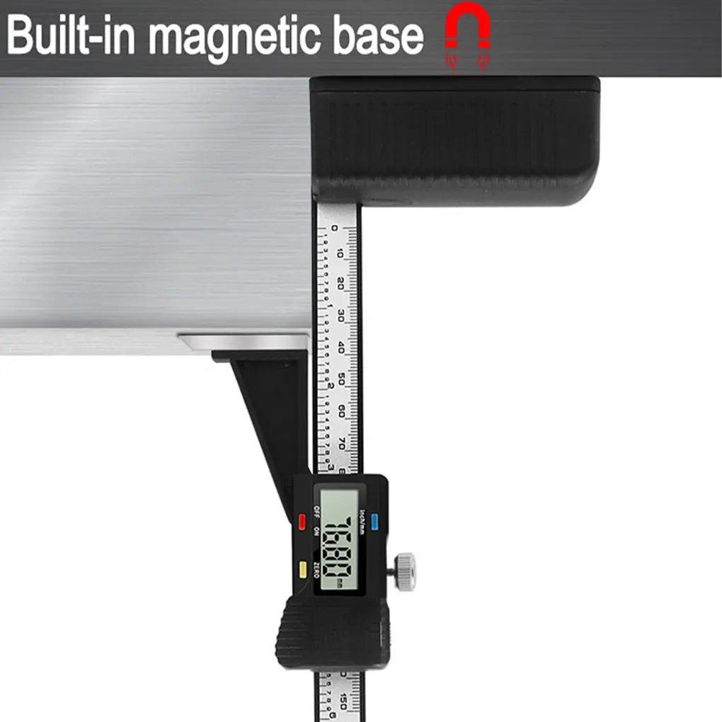 Accurate Digital Display Digital Height Depth Gauge For Precise And Accurate Measurements Wide