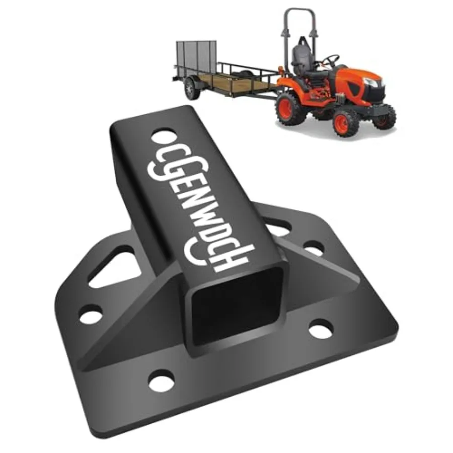 

2 задние прицепные тяговые платформы для тракторов Kubota BX Series BX23s BX2380, черные, из высокопрочной стали, для навесного оборудования