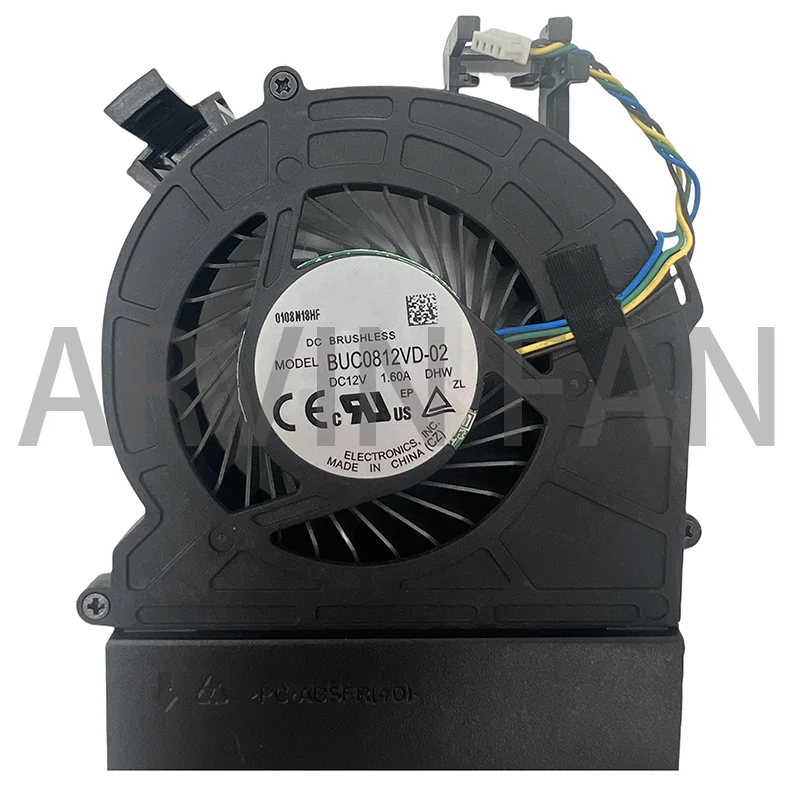 New Electronics BUC0812VD-02 DC 12V 1.60A Turbo Cooling Fan All-In-One Fan