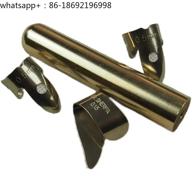 electric-guitar-brass-slider-stainless-steel-nails-slider-finger-cover-slider-professional-accessories