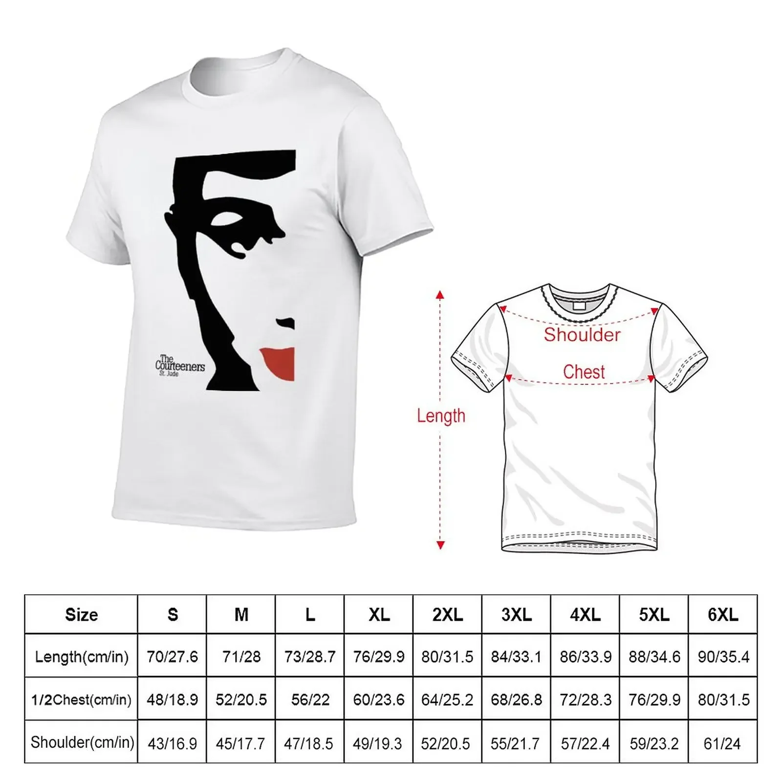 New Courteeners St. Jude T-Shirt plain t-shirt korean fashion summer top black t shirts men clothings