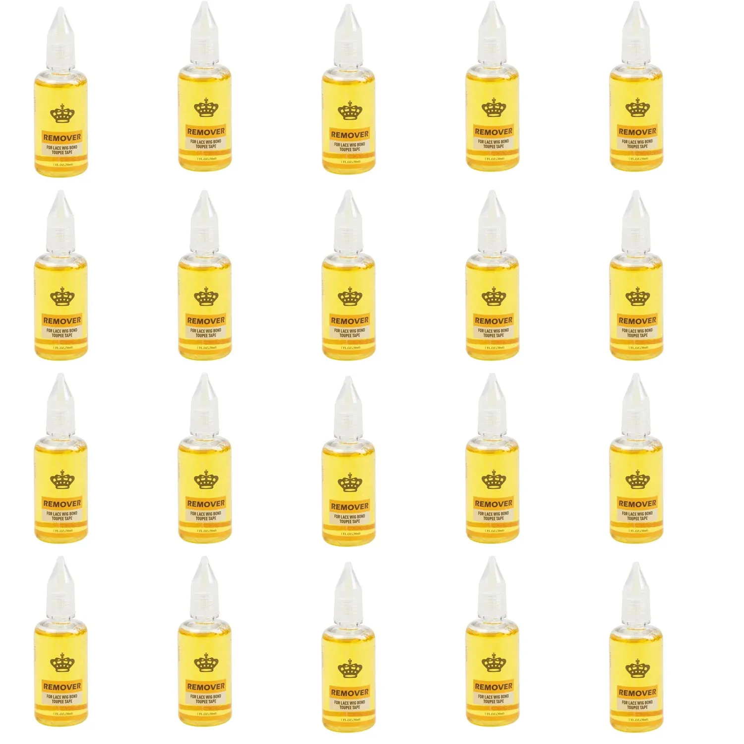 

20pcs 30ml Transparent Glue Remover For Lace Bond Skin Weft Tape Invisible Adhesive Hair ExtensionLace Front Wig Glue Remover