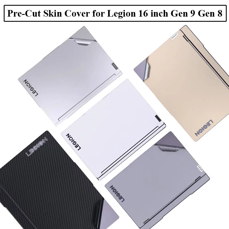 Pre-Cut Laptop Vinyl Sticker Skin Cover Film for 2024 Lenovo Legion Gen 9 8 16 inch Slim 5 16AHP9 16ARP9 Pro 7 Legion 9 16IRX9