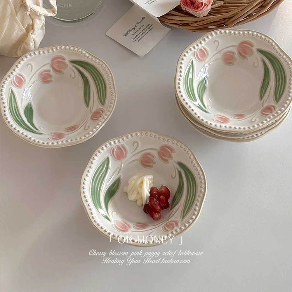 Pink Tulip Ceramic …