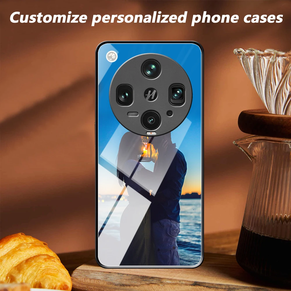 حافظة هاتف زجاجية بمرآة صور مخصصة لهاتف OPPO Find X9/X8/X7/X6/X5/X3/X2/Ultra/Pro/S/S+/Lite/Neo