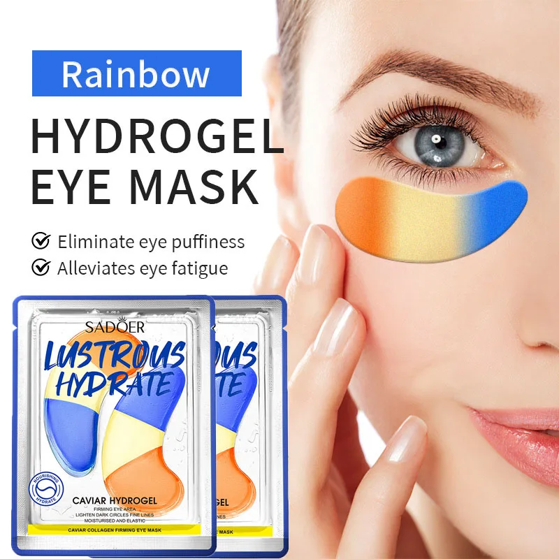 Cherry Blossom Collagen Brightening Eye Mask Moisturizing and Smooth Periocular Eye Mask Brighten Dark Circles, Fine Lines