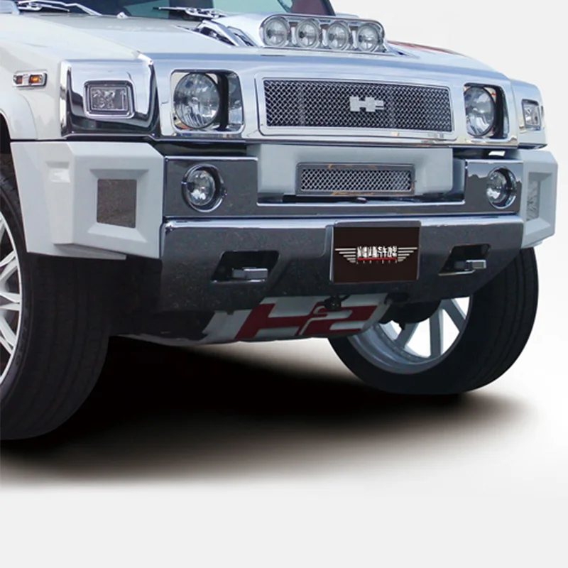 Hummer H2 2003-2008 Upgraded Wide Body Kit with Front & Rear Bumper Fender Accessories New Condition Exhaust Cut-Outs
