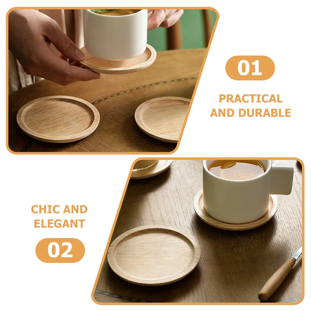 

Набор из 2 деревянных подставок для чашек, квадратные термоизоляционные подставки для стола, деревянные подставки для напитков в деревенском стиле, декор для дома, кухни, отеля