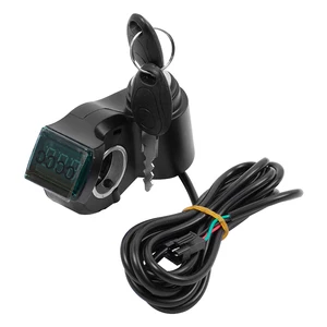 Voltmeter Universal Digital Display with Lock, Ignition Key, Power Power Locking, Electric Bike, Scooter, Zero X8, X9, X10, X10, 11x 8 Main Sales Parts for OLSSON TROTINET - №3