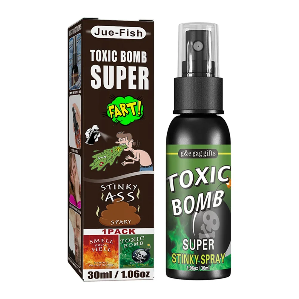 30ml Scheet Spray Grap Spray Grappige Spraybus Stinkbom Stinkend Grappig Speelgoed Grappig Speelgoed Stinkende Scheet Speelgoed voor Halloween Grappige Speelgoedjes