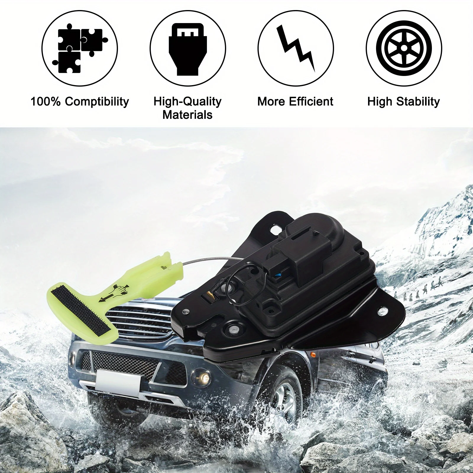 مشغل قفل صندوق السيارة 5056244AA لـ 2011-2017 كرايسلر 200/300 وشاحن دودج/تصلن/المنتقم/دارت #6