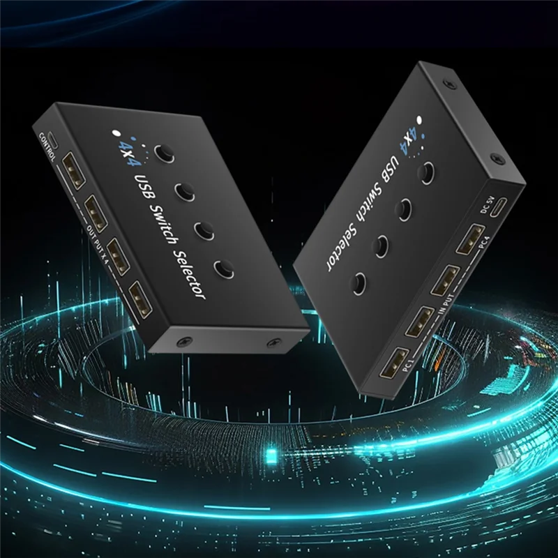 

Превосходный переключатель USB, 4 совместного использования компьютера, 4 USB-устройства, принтер, сканер, мышь, клавиатура, с 4 кабелями USB 3.0 в упаковке