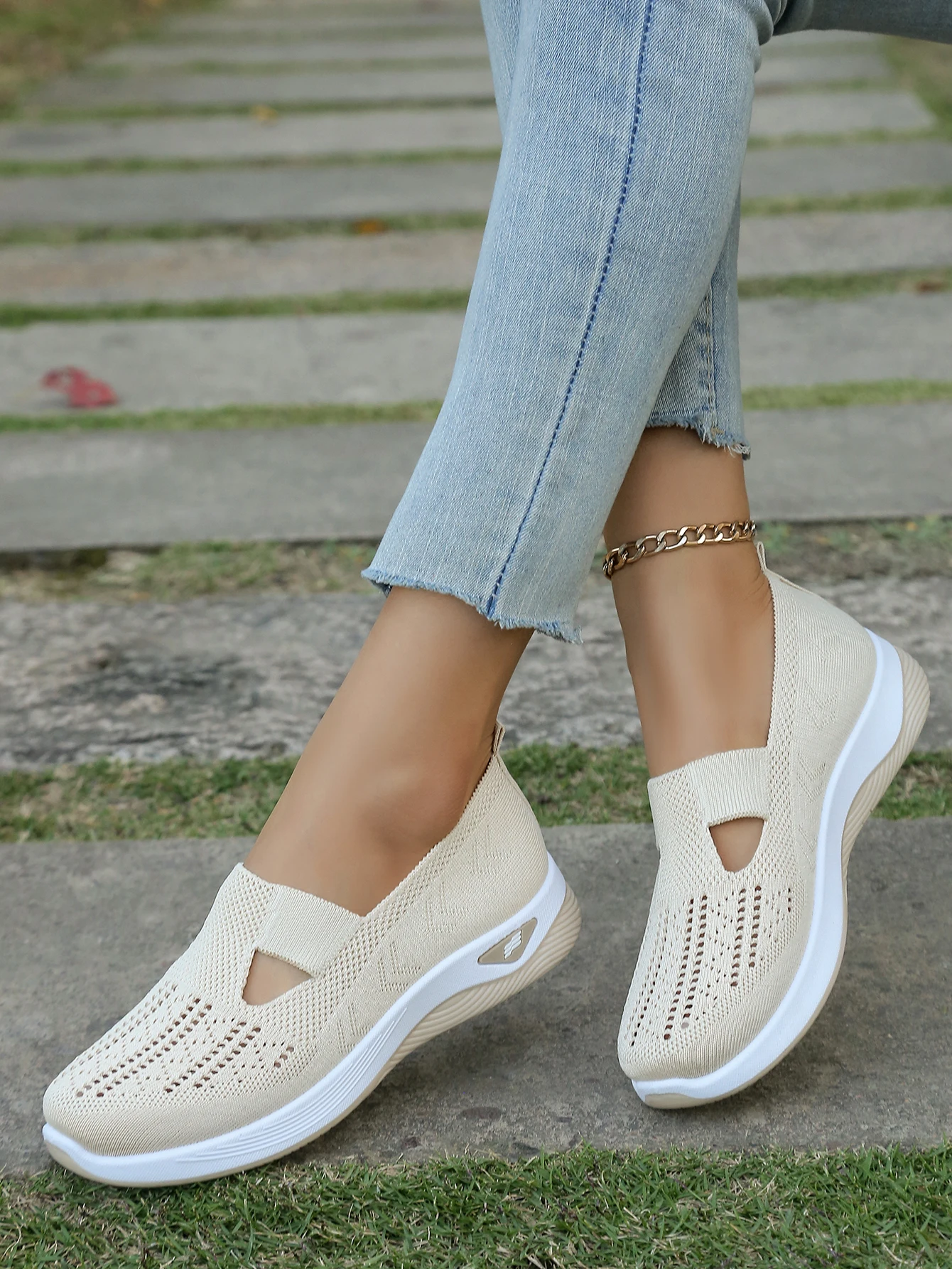 Damen-Sneaker, atmungsaktive Schuhe, Mesh-Low-Top-Schuhe mit weicher Sohle, leichte Damenschuhe, Sommerschuhe für Damen, Schuhe mit kostenlosem Versand – Detail 10
