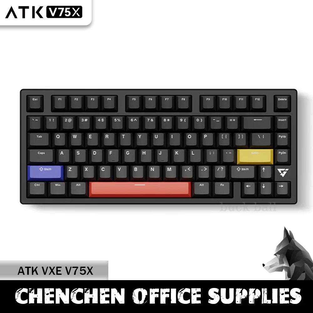 

Vxe Atk V75x Mechanical Keyboards Aluminium Alloy Cnc 3 Mode Wireless Smart Speed X Quick Trigger Rgb Hot Swap Gaming Keyboards