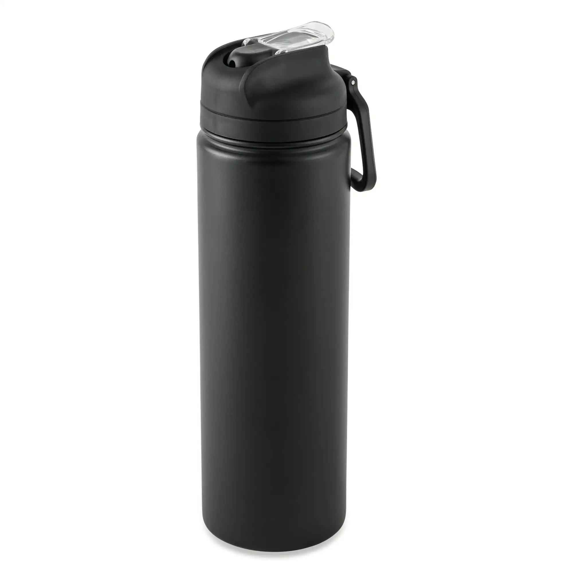 Mainstays 24 oz Stainless Steel Sip Water Bottle, Black