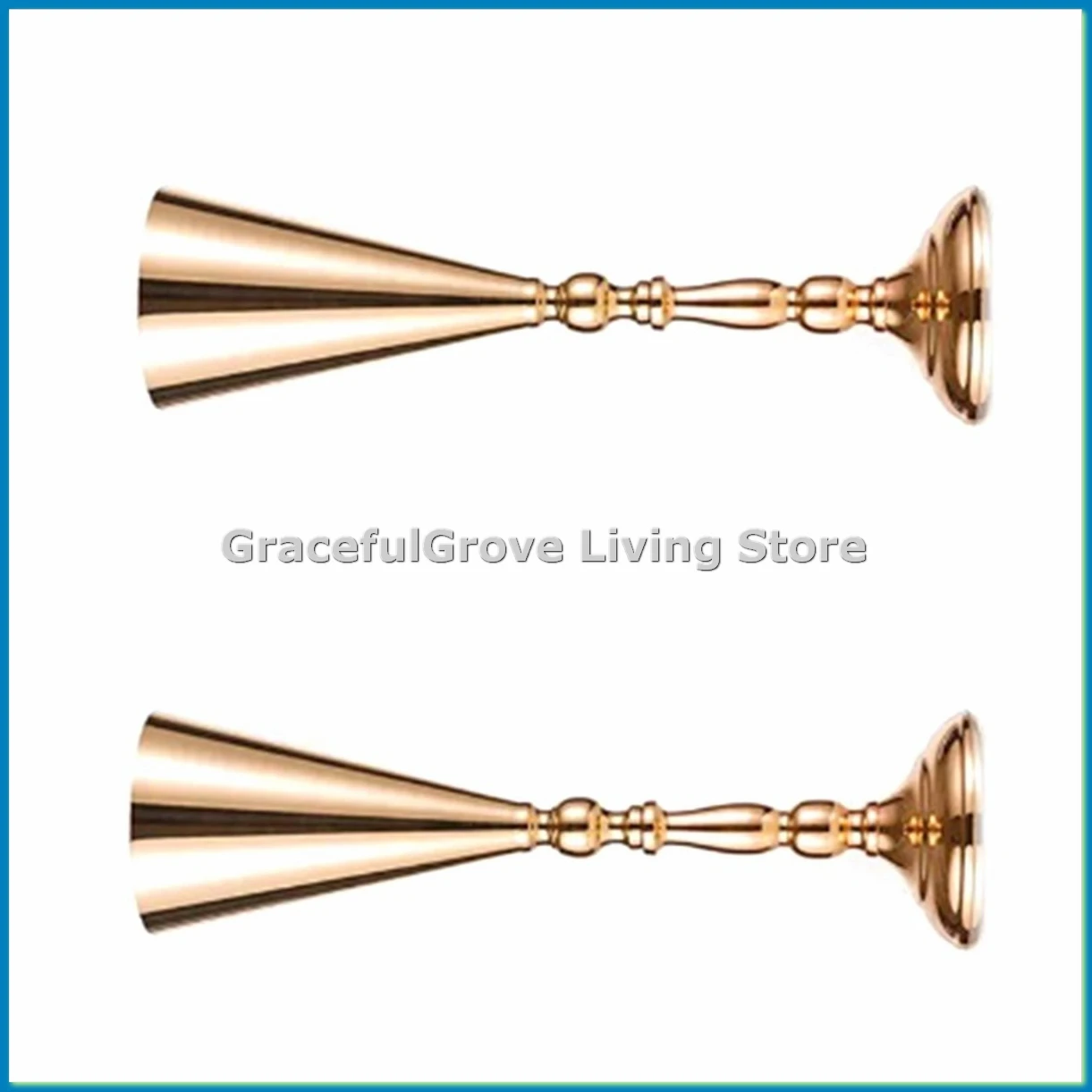 

2 шт. Настольные вазы для цветов, металлические подставки для искусственных цветов, декор для свадебных церемоний и юбилеев - A09G