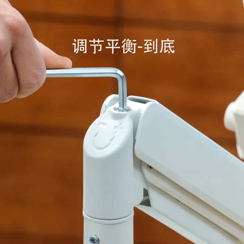 Desktop Hobby Dust Collector with Light & Stand, Air Purifier for Nail Art, Model Making