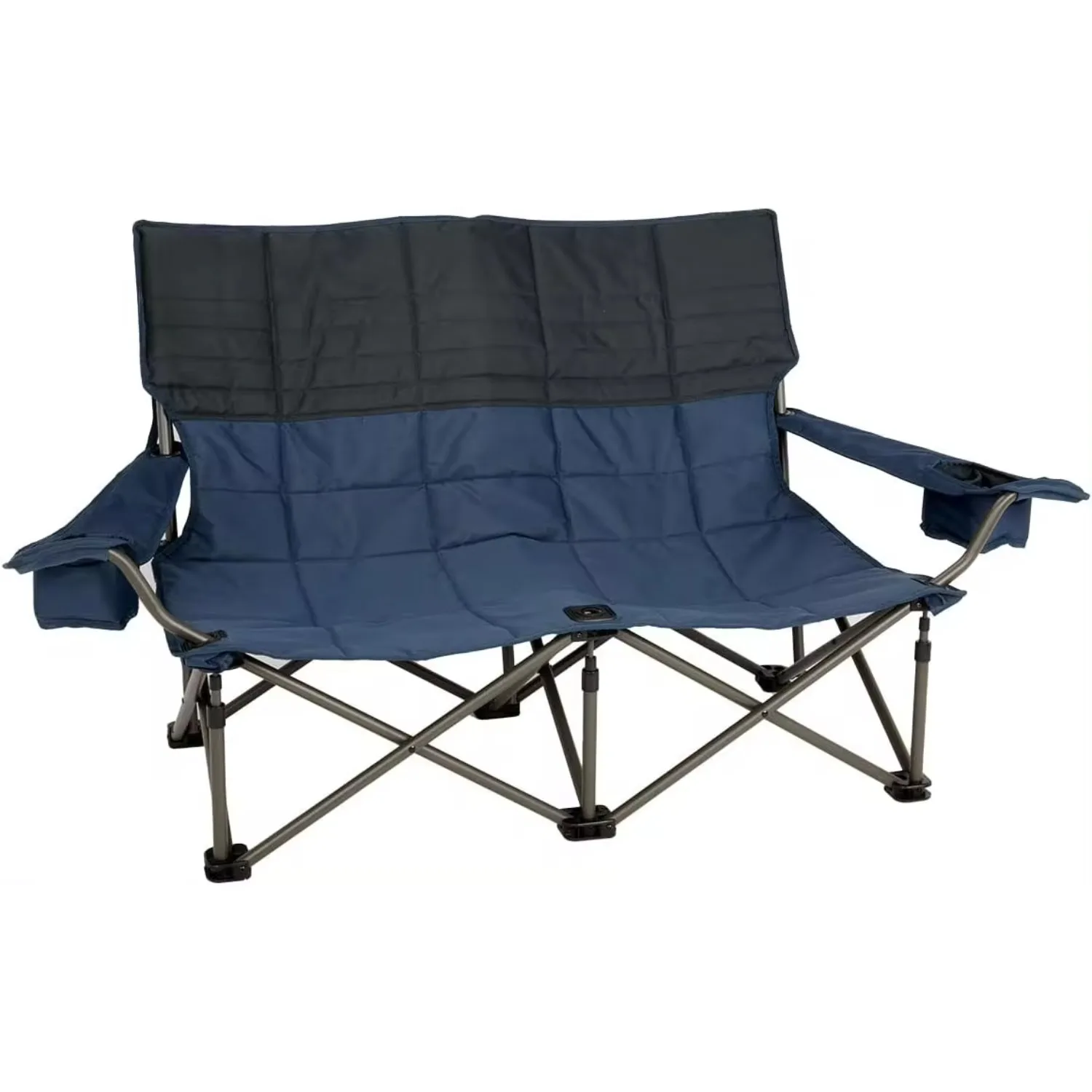 Low-Love Seat Camping Chair - Portable, Folding Chair for Festivals, Camping and Beach Days