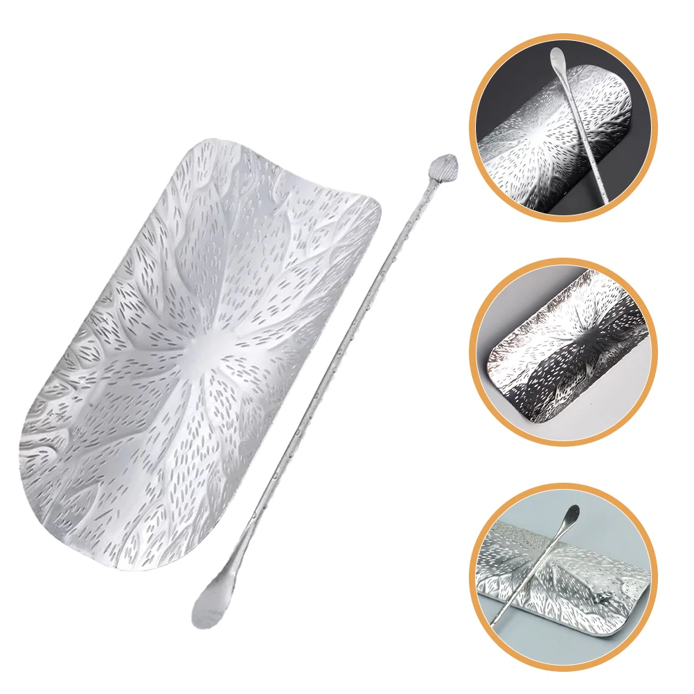 

Scoop Alloy Premium Food Safe Easy Clean Coffee Bean Spoon Storage Holder for Tea Coffee Salt Milk Powder Scoop Use