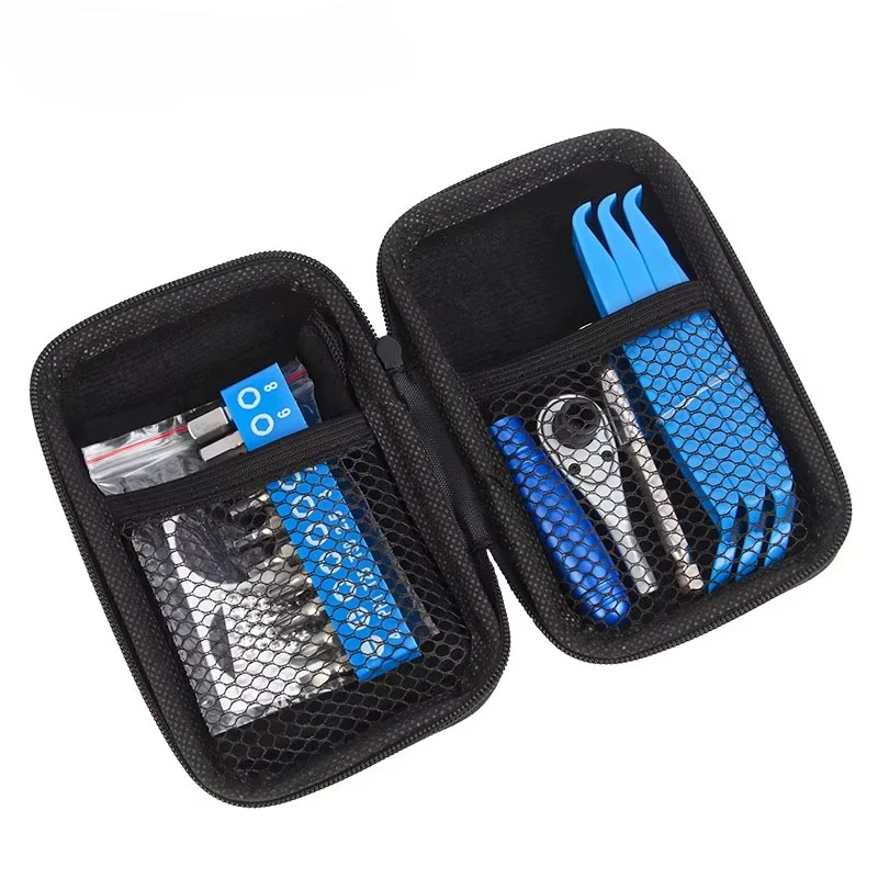 

Bicycle Ratchet Wrench Set Mini Portable Multi-functional Small Repair Tools Kit Tire Repair Tool Ratchet Wrench Set