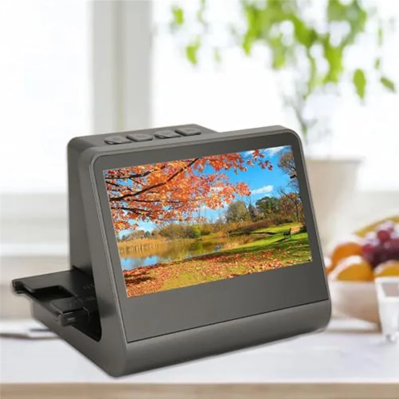 Цифровой сканер слайдов пленки 48 МП ABS преобразует 135 мм 110 126 и супер 8 слайдов пленки негативных в высокое разрешение 48 МП Jpegs