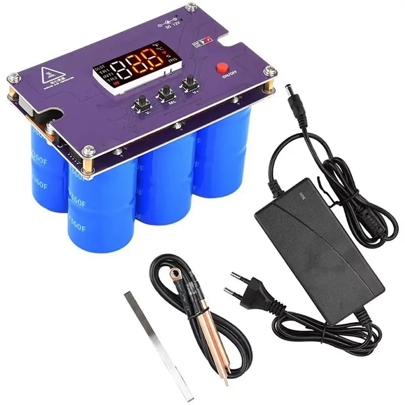 abru-k19-digital-dual-pulse-spot-welding-machine-diy-kit-lithium-battery-18650-21700-welding-control-motherboard-dc12v-eu-eu-pl