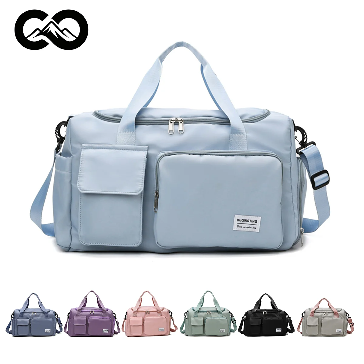 Carry On Travel Bag Large Capacity Gym Bag Weekender Overnight Duffle Bags With Shoe Compartment Sports Fitness Bags for Women